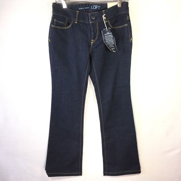 Loft Ann Taylor Curvy Boot Low Rise Petite - Picture 1 of 6